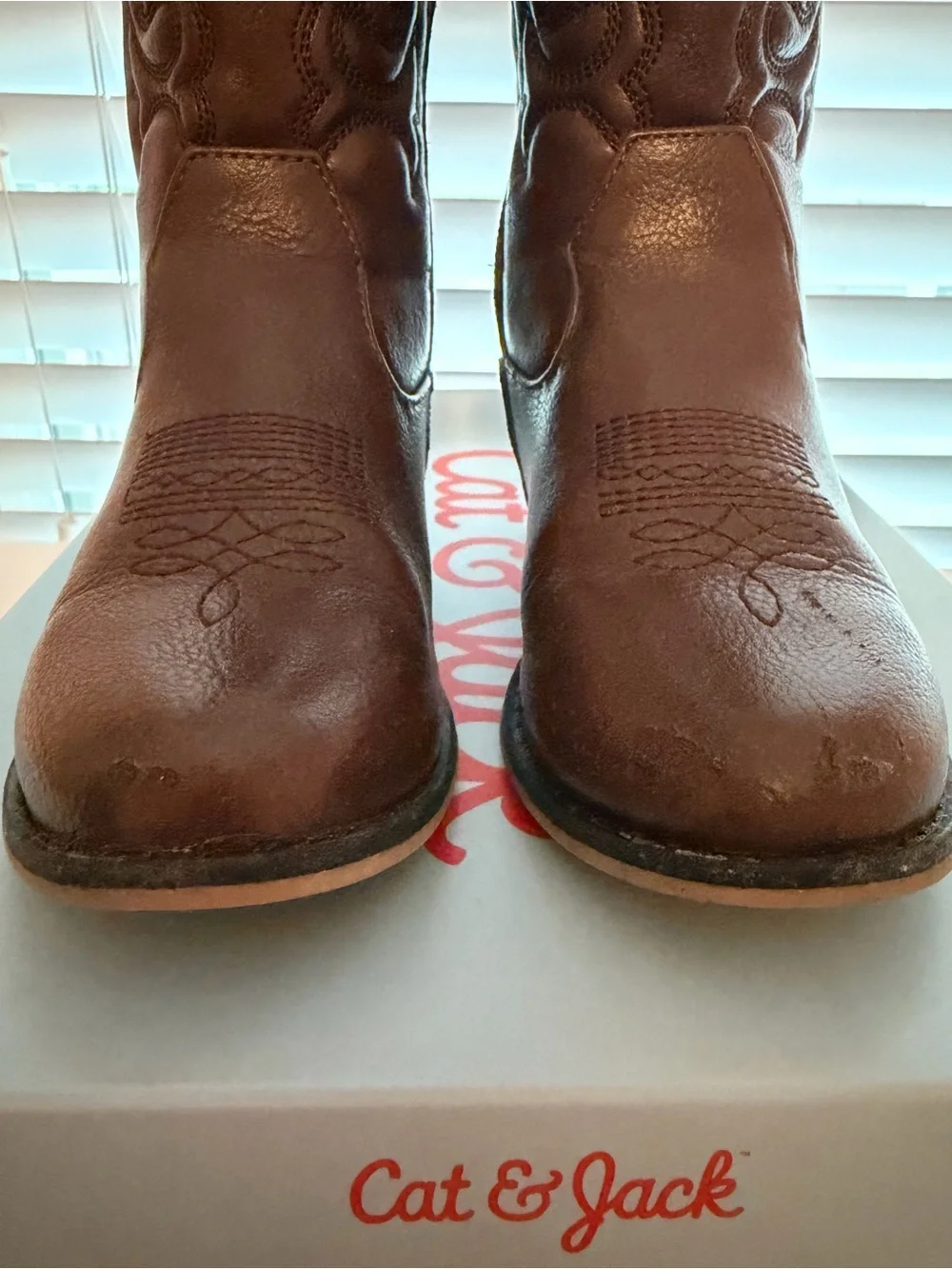 Cat & Jack Brown Toddler Western Memphis Boots